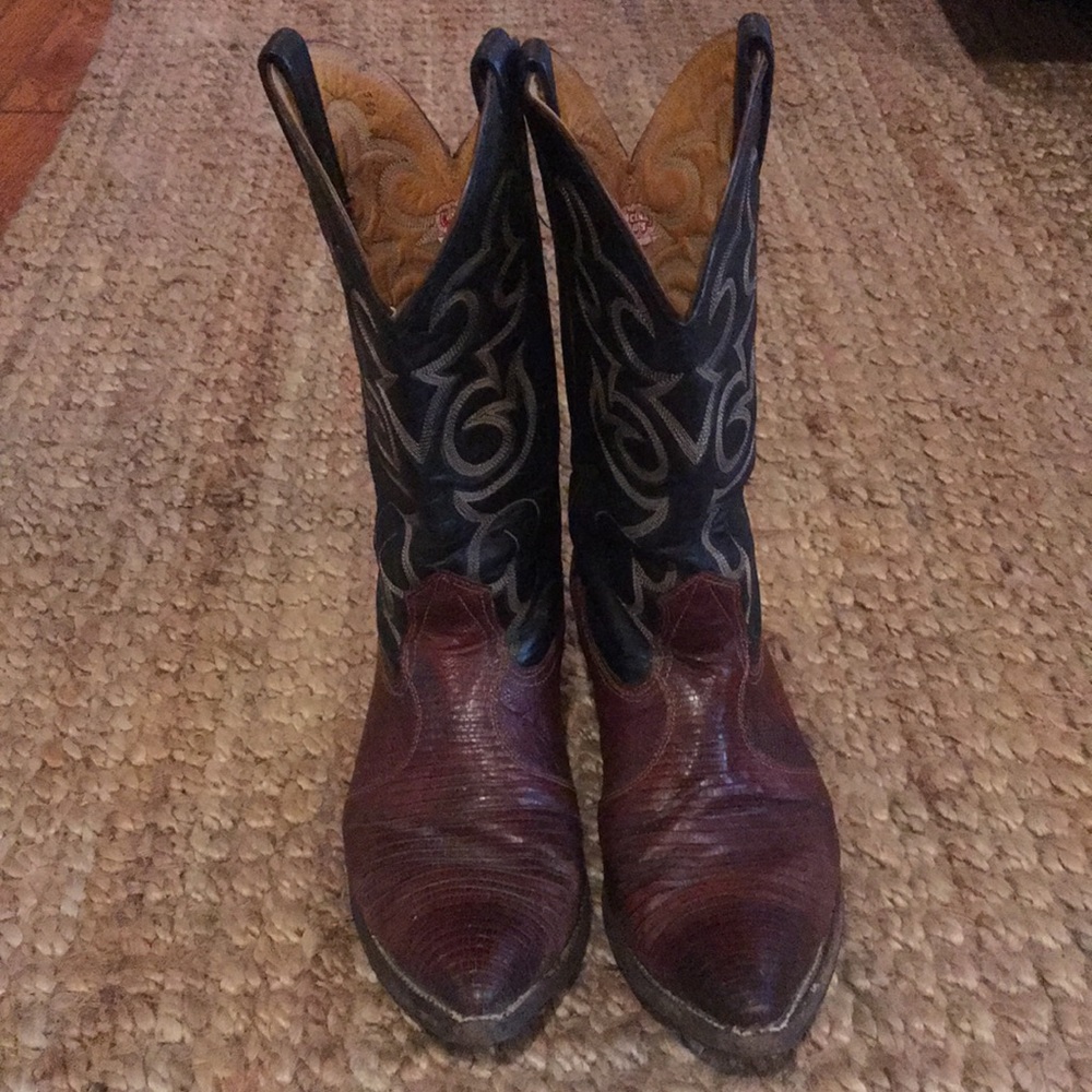 Snakeskin Vintage cowgirl boots